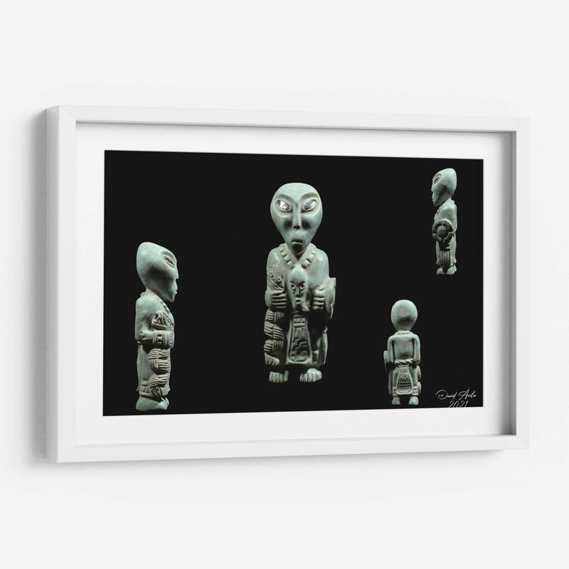 Escultura Híbrido Gris con Quetzalcóatl - David Ávila | Cuadro decorativo de Canvas Lab