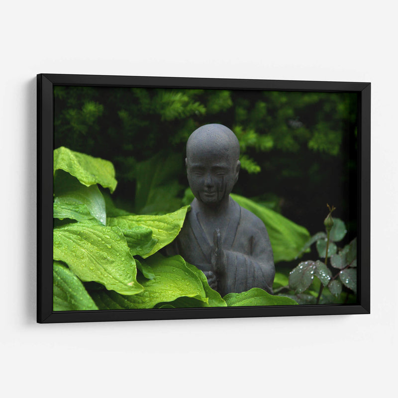 Estatua de monje | Cuadro decorativo de Canvas Lab