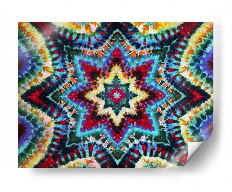 Estrella tiedye II | Cuadro decorativo de Canvas Lab
