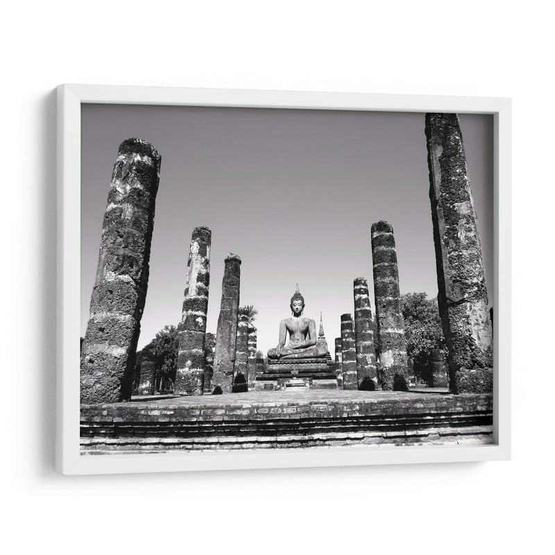 Buda entre pilares | Cuadro decorativo de Canvas Lab