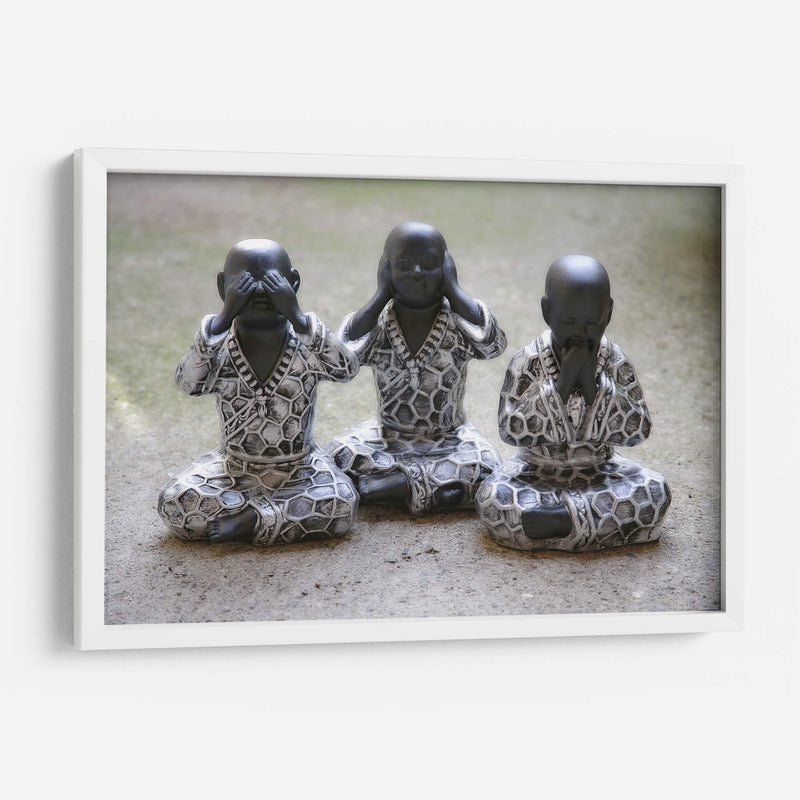 Tres figuras sabias | Cuadro decorativo de Canvas Lab
