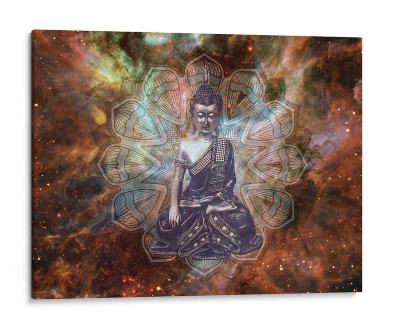 Buda en el cosmos | Cuadro decorativo de Canvas Lab