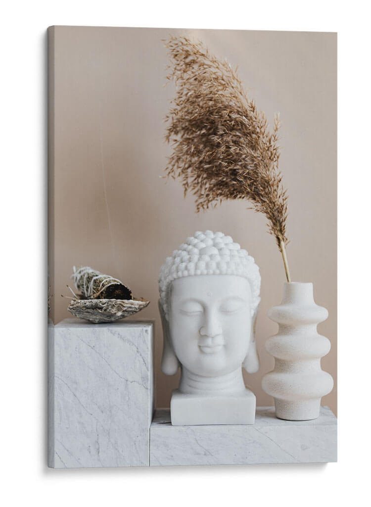 Buda y una rama | Cuadro decorativo de Canvas Lab