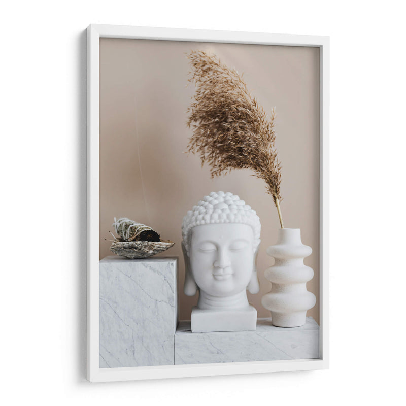 Buda y una rama | Cuadro decorativo de Canvas Lab