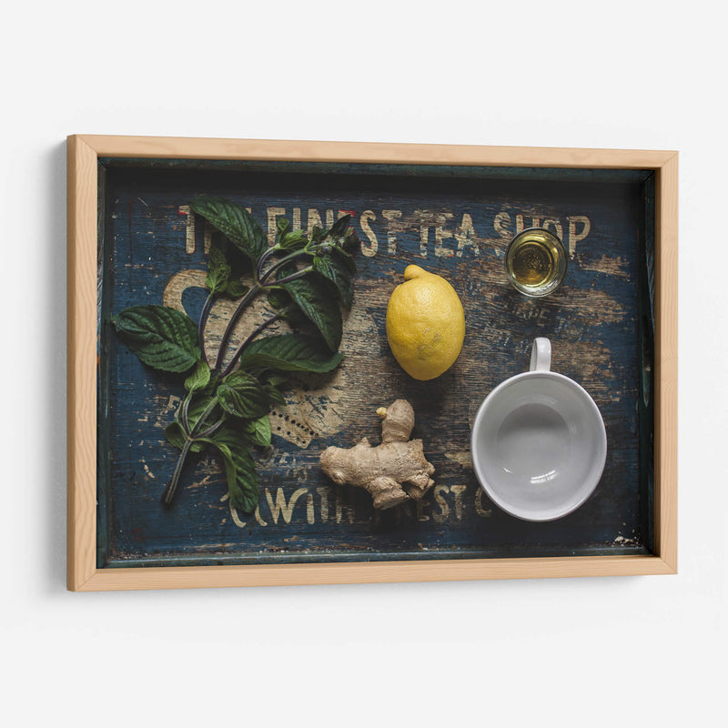 Té con limón y jengibre | Cuadro decorativo de Canvas Lab