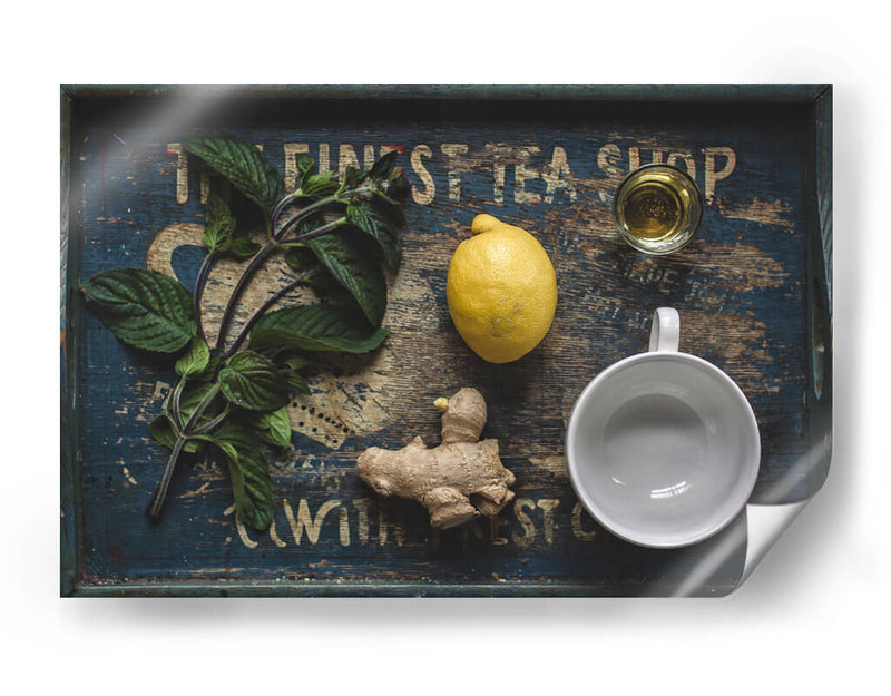 Té con limón y jengibre | Cuadro decorativo de Canvas Lab