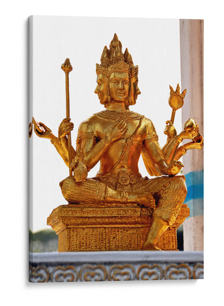 Buda de cuatro caras (Brahma) | Cuadro decorativo de Canvas Lab