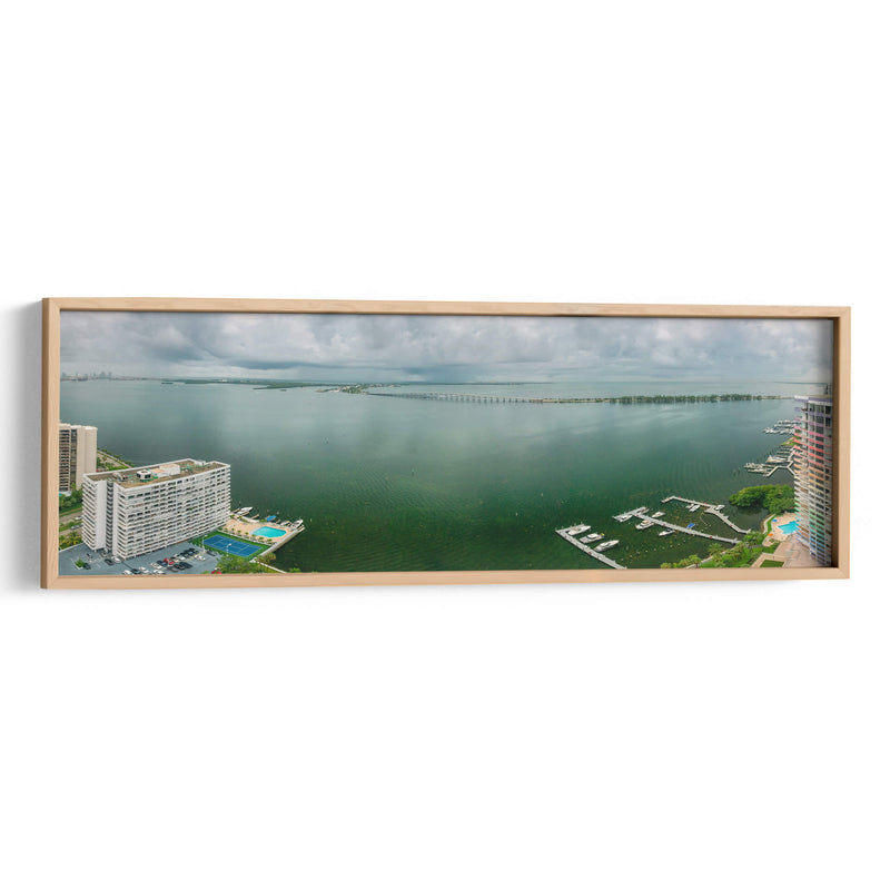 Horizonte de Miami presagiando el huracán Elsa - Carla Fernández | Cuadro decorativo de Canvas Lab
