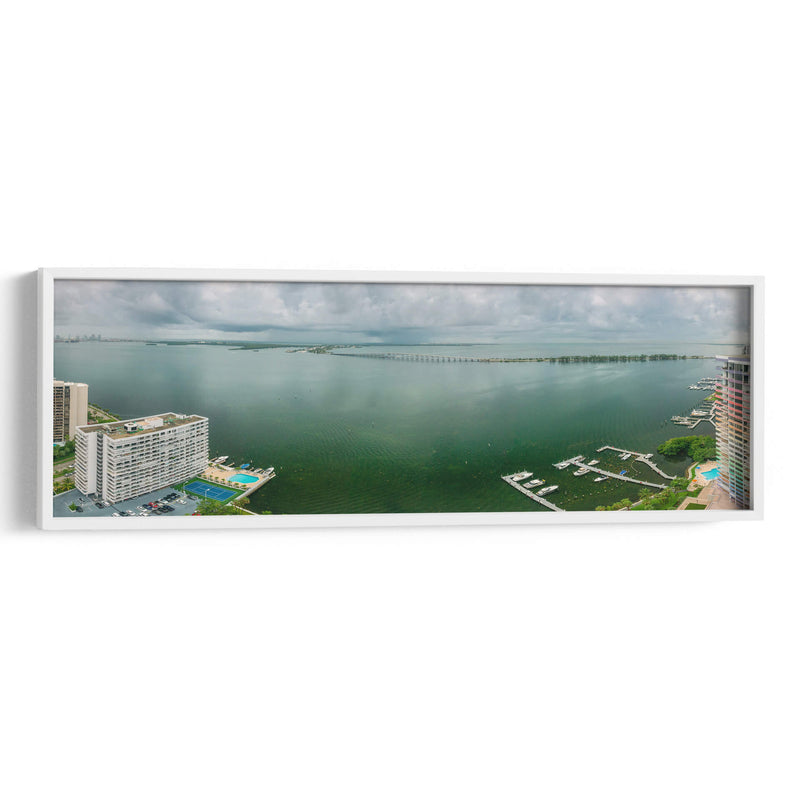 Horizonte de Miami presagiando el huracán Elsa - Carla Fernández | Cuadro decorativo de Canvas Lab
