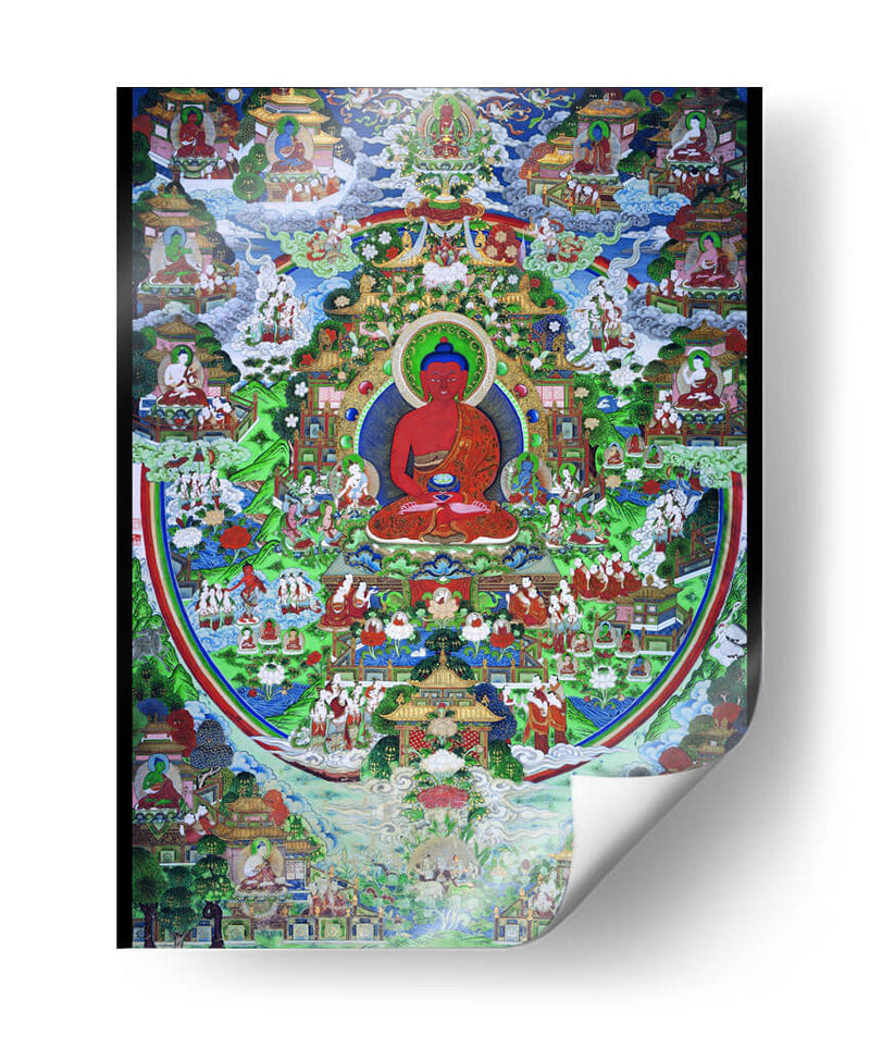 Tierra pura de Amitabha (Sukhavati) | Cuadro decorativo de Canvas Lab