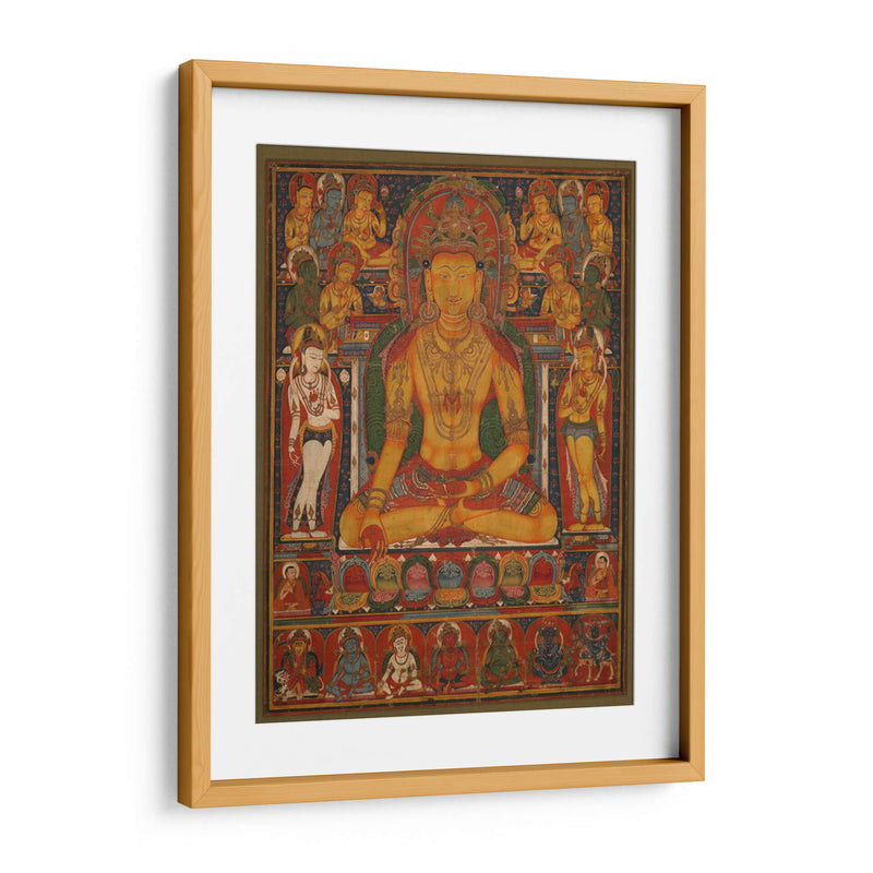 Buda Ratnasambhava con deidades de la riqueza | Cuadro decorativo de Canvas Lab
