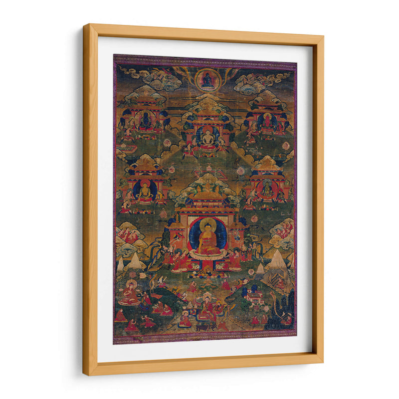 Cinco Budas Tathagata de sabiduría | Cuadro decorativo de Canvas Lab