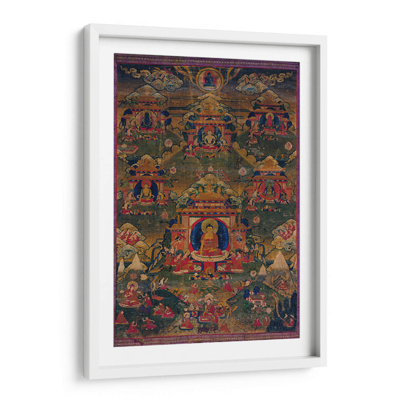 Cinco Budas Tathagata de sabiduría | Cuadro decorativo de Canvas Lab