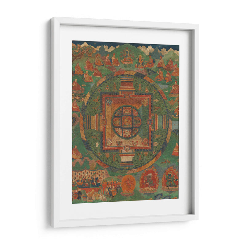 Guhyasamaja Manjuvajra Mandala | Cuadro decorativo de Canvas Lab