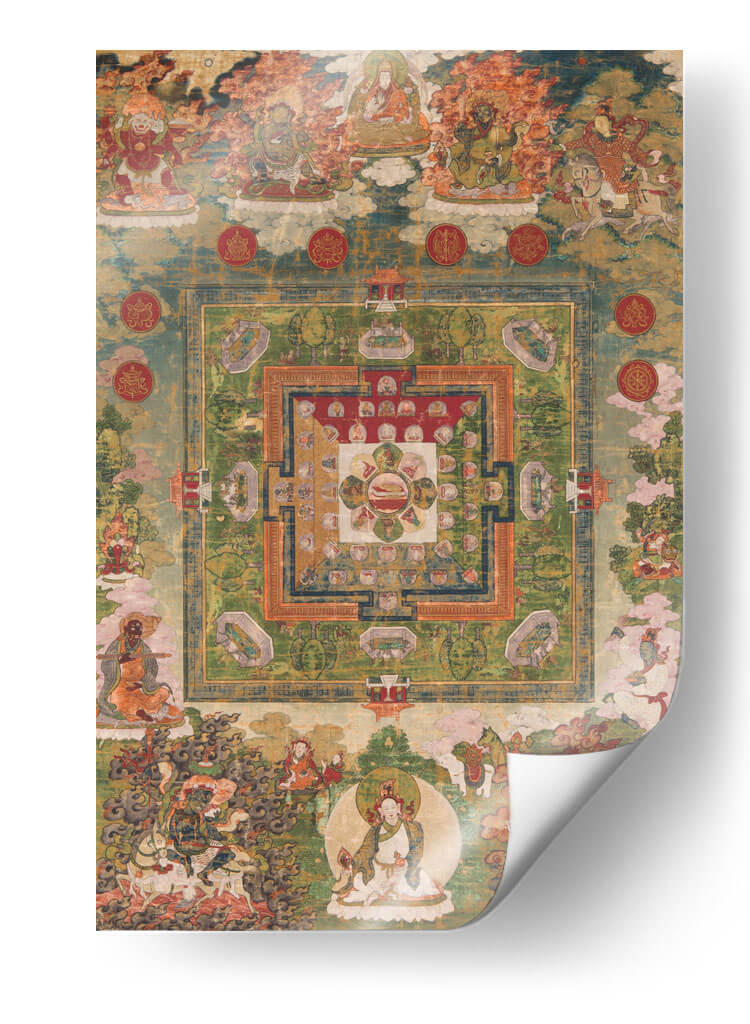 Mandala de Buda medicinal | Cuadro decorativo de Canvas Lab