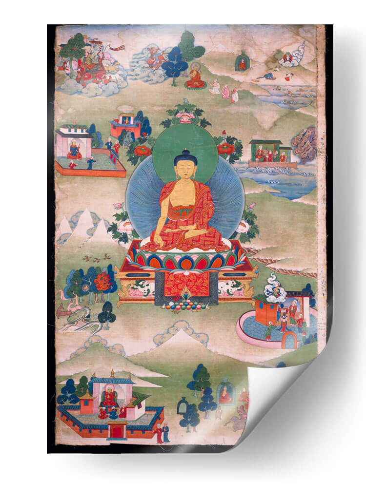 Vidas previas del Buda Shakyamuni | Cuadro decorativo de Canvas Lab