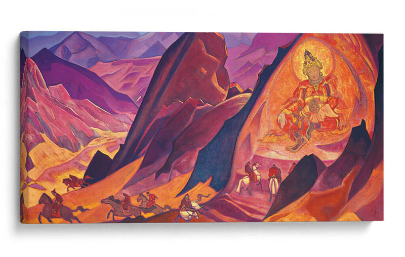 El mando de Rigden Jyepo - Nicholas Roerich | Cuadro decorativo de Canvas Lab