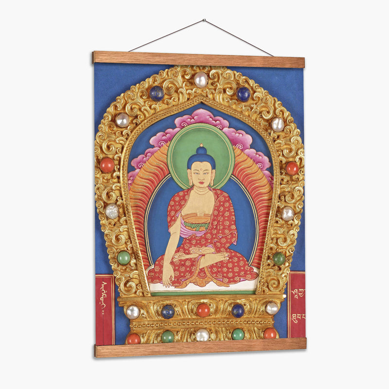 Canon budista del dragón tibetano (Imágenes de figuras sagradas budistas-Śākyamuni) | Cuadro decorativo de Canvas Lab