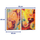 Las copas de ayer - Set de 2 - Alba Derbez - Cuadro decorativo | Canvas Lab