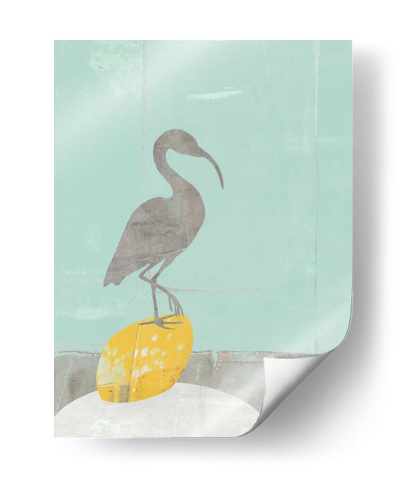 Collage Heron Ii - Jennifer Goldberger | Cuadro decorativo de Canvas Lab