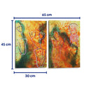 Las flores y la silla - Set de 2 - Alba Derbez - Cuadro decorativo | Canvas Lab