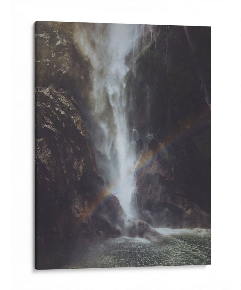 Arcoíris y cascada | Cuadro decorativo de Canvas Lab