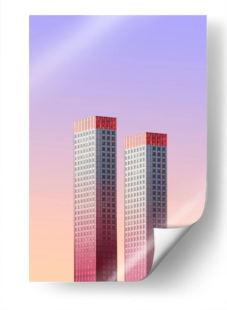Arquitectura del gradiente | Cuadro decorativo de Canvas Lab
