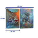 La comida romana - Set de 2 - Alba Derbez - Cuadro decorativo | Canvas Lab