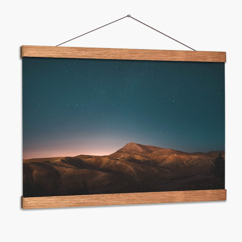 Estrellas y montañas | Cuadro decorativo de Canvas Lab