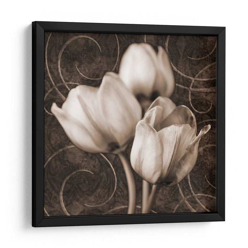 Tulipán Y Remolinos I - Christine Zalewski | Cuadro decorativo de Canvas Lab