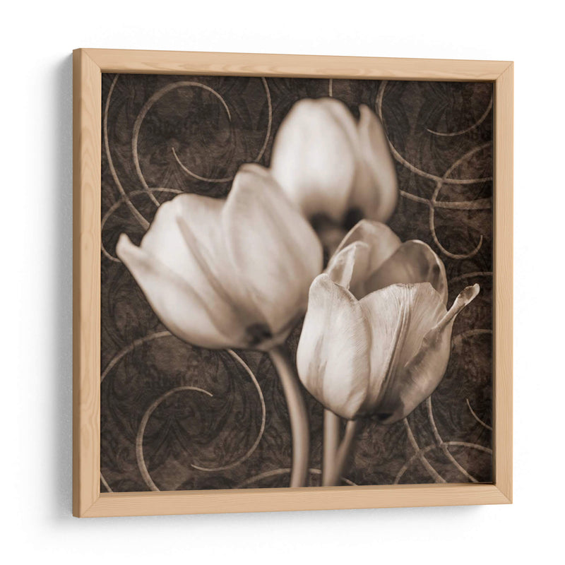 Tulipán Y Remolinos I - Christine Zalewski | Cuadro decorativo de Canvas Lab