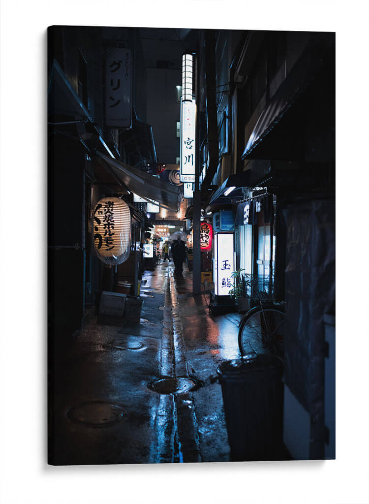 Callejón en Tokio | Cuadro decorativo de Canvas Lab