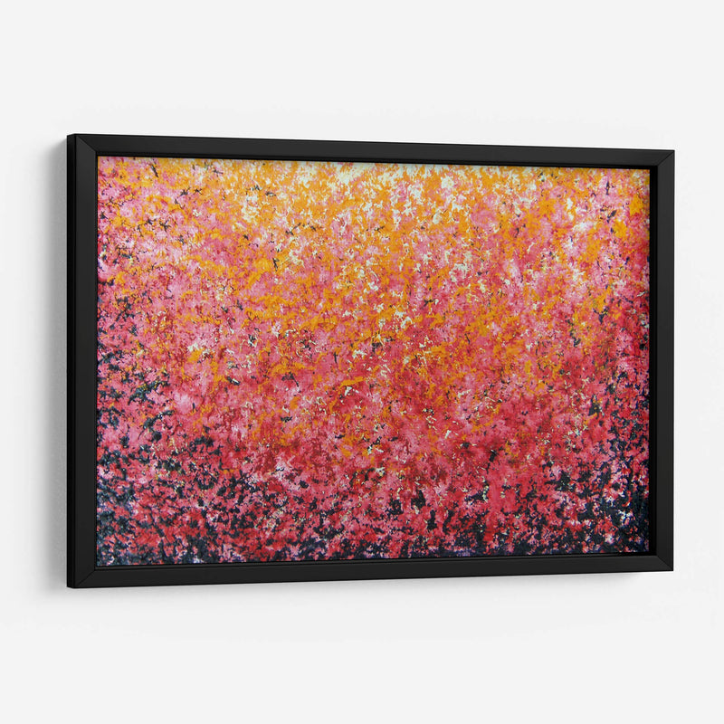 Campo de flores abstracto | Cuadro decorativo de Canvas Lab