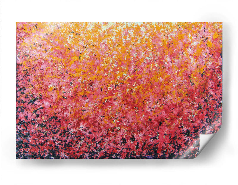 Campo de flores abstracto | Cuadro decorativo de Canvas Lab