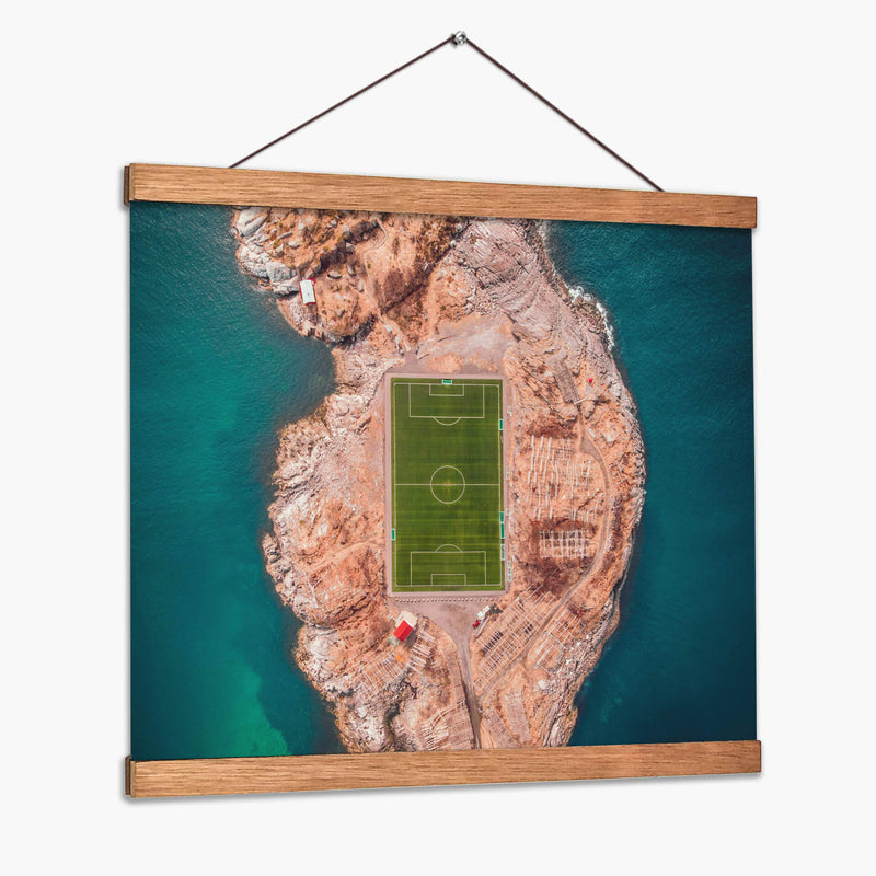 Cancha en el mar | Cuadro decorativo de Canvas Lab