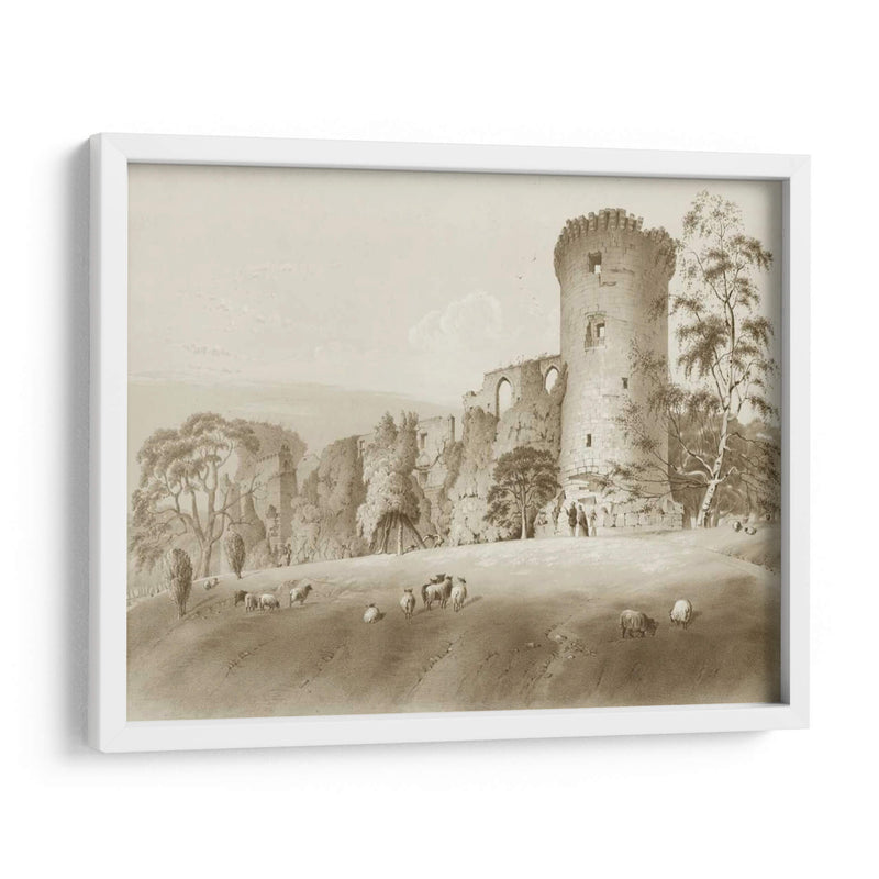 Castillo De Bothwell - J.D. Harding | Cuadro decorativo de Canvas Lab