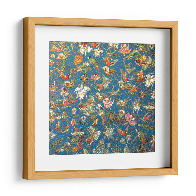 Composición de aves y flores | Cuadro decorativo de Canvas Lab