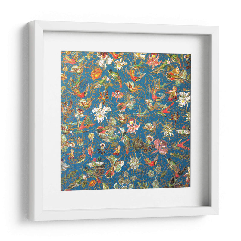 Composición de aves y flores | Cuadro decorativo de Canvas Lab