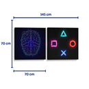 Pensamiento gamer - Set de 2 - Roge I. Luis - Cuadro decorativo | Canvas Lab
