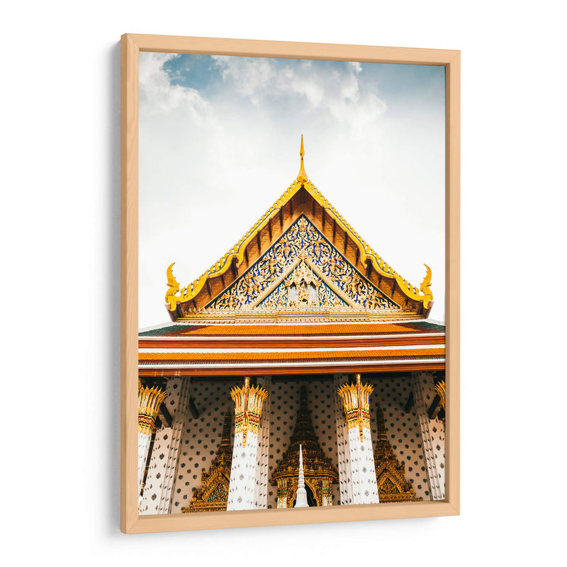 Detalle Wat Pha Kaew | Cuadro decorativo de Canvas Lab