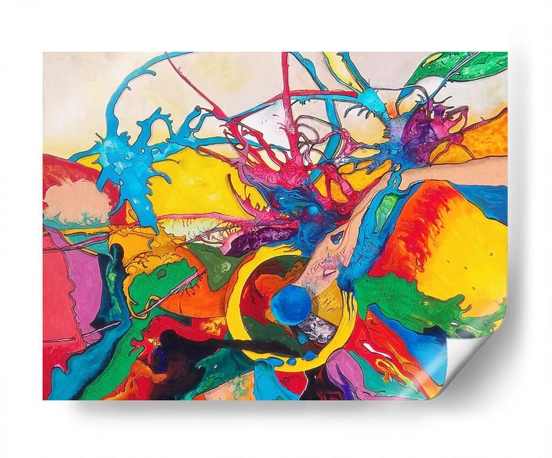 El núcleo del color | Cuadro decorativo de Canvas Lab