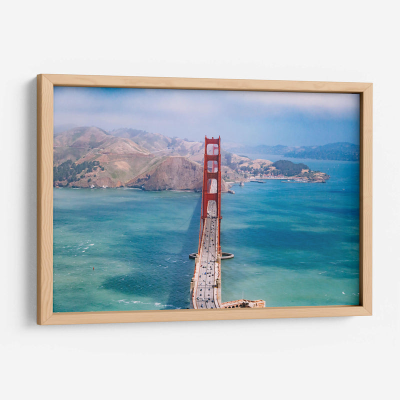 El puente de San Francisco desde arriba | Cuadro decorativo de Canvas Lab