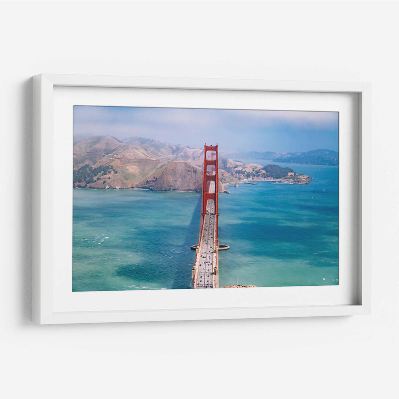 El puente de San Francisco desde arriba | Cuadro decorativo de Canvas Lab