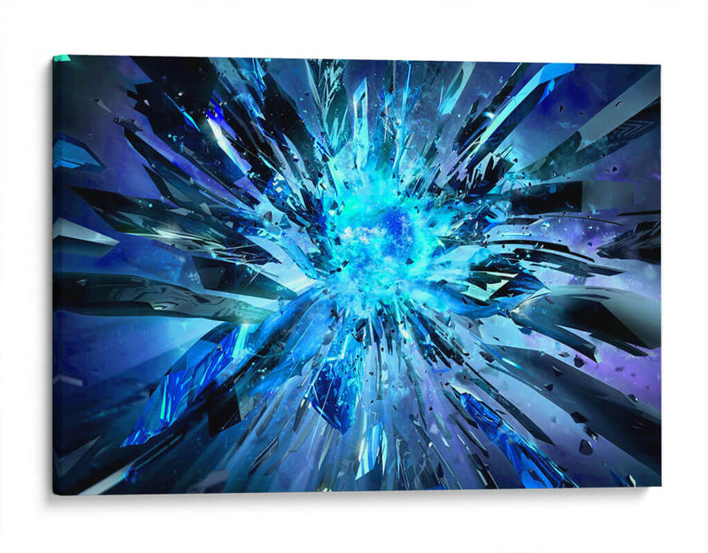 Explosión del núcleo azul | Cuadro decorativo de Canvas Lab