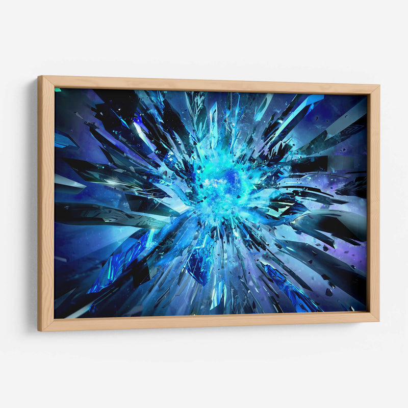 Explosión del núcleo azul | Cuadro decorativo de Canvas Lab
