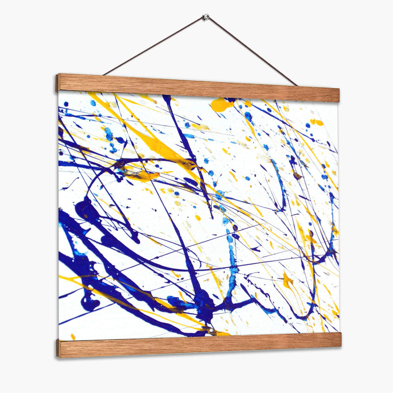 Expresión amarilla y azul | Cuadro decorativo de Canvas Lab