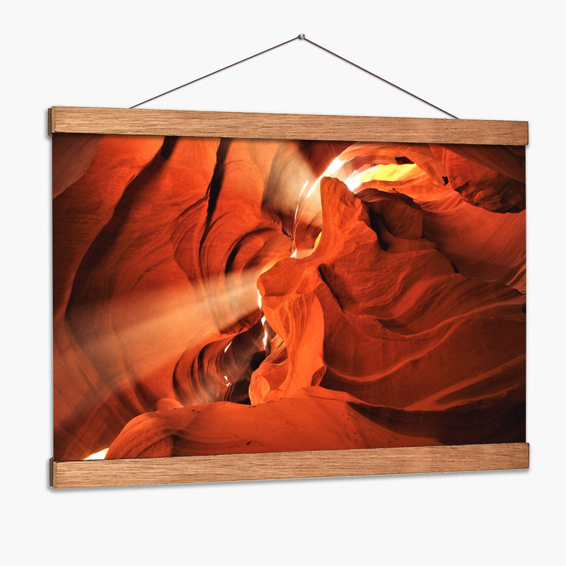 Filtración del sol entre el cañón | Cuadro decorativo de Canvas Lab