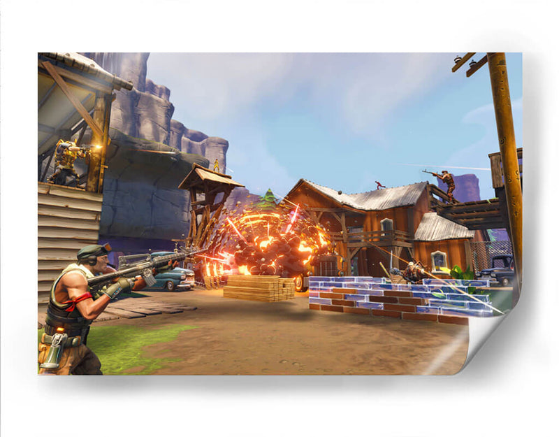 Fortnite it's on | Cuadro decorativo de Canvas Lab