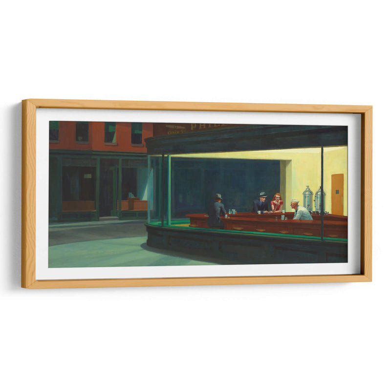 Halcones de la noche - Edward Hopper | Cuadro decorativo de Canvas Lab