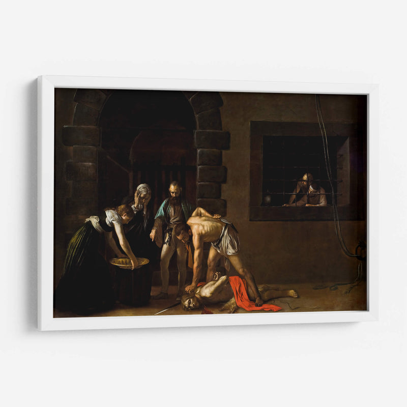 La decapitación de San Juan Bautista - Caravaggio | Cuadro decorativo de Canvas Lab